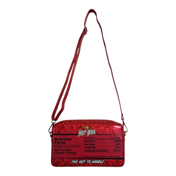 Red hot crossbody bag - Picture 2 of 7